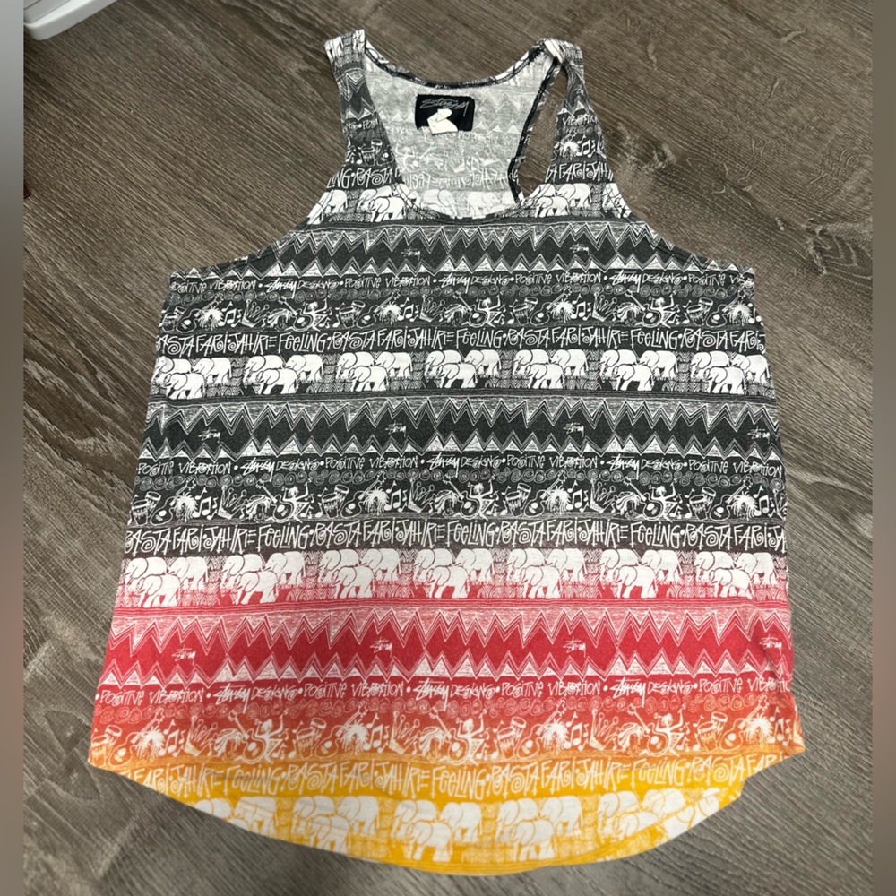 Stussy racerback tank